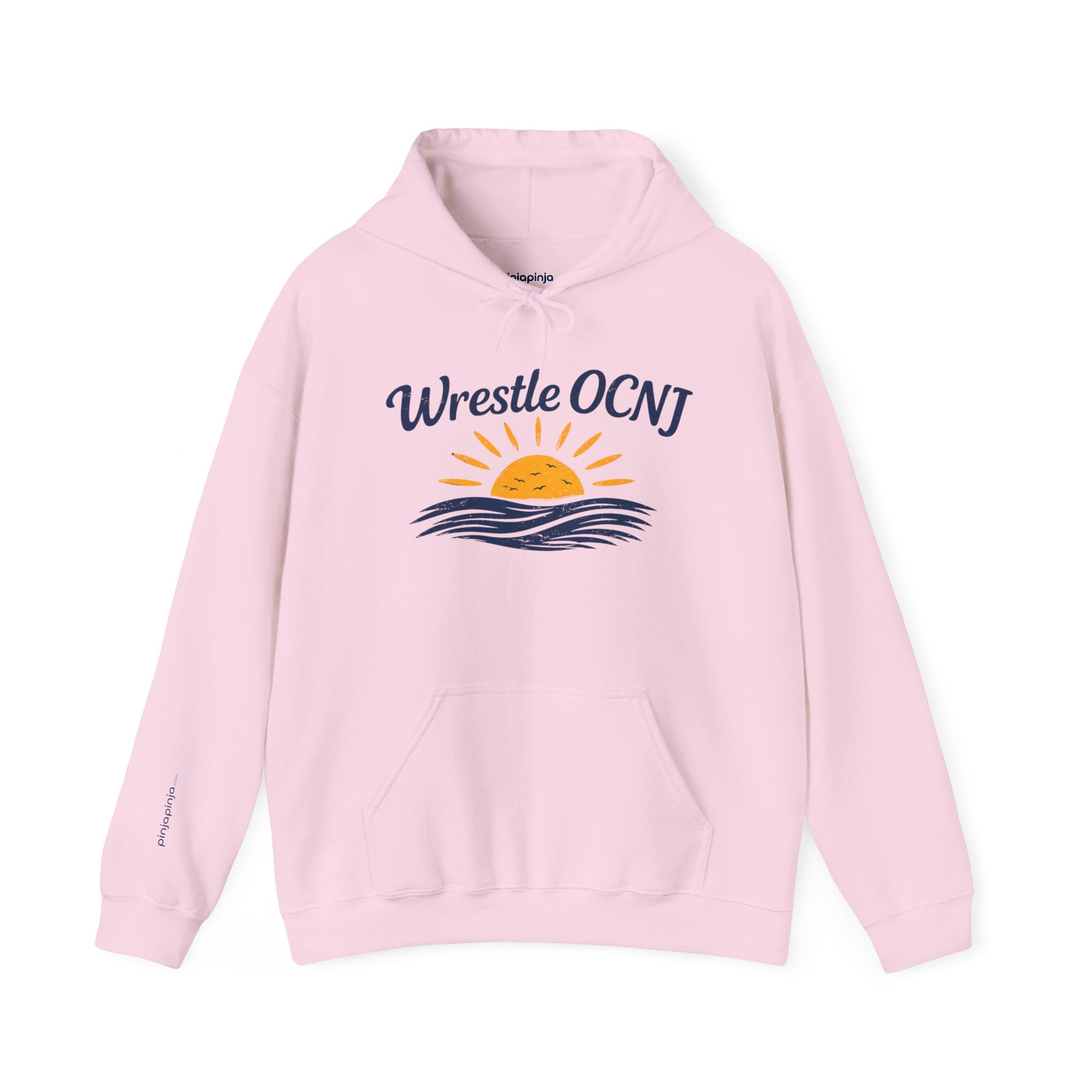 "Wrestle OCNJ" -  Heavy Blend™ Hooded Sweatshirt