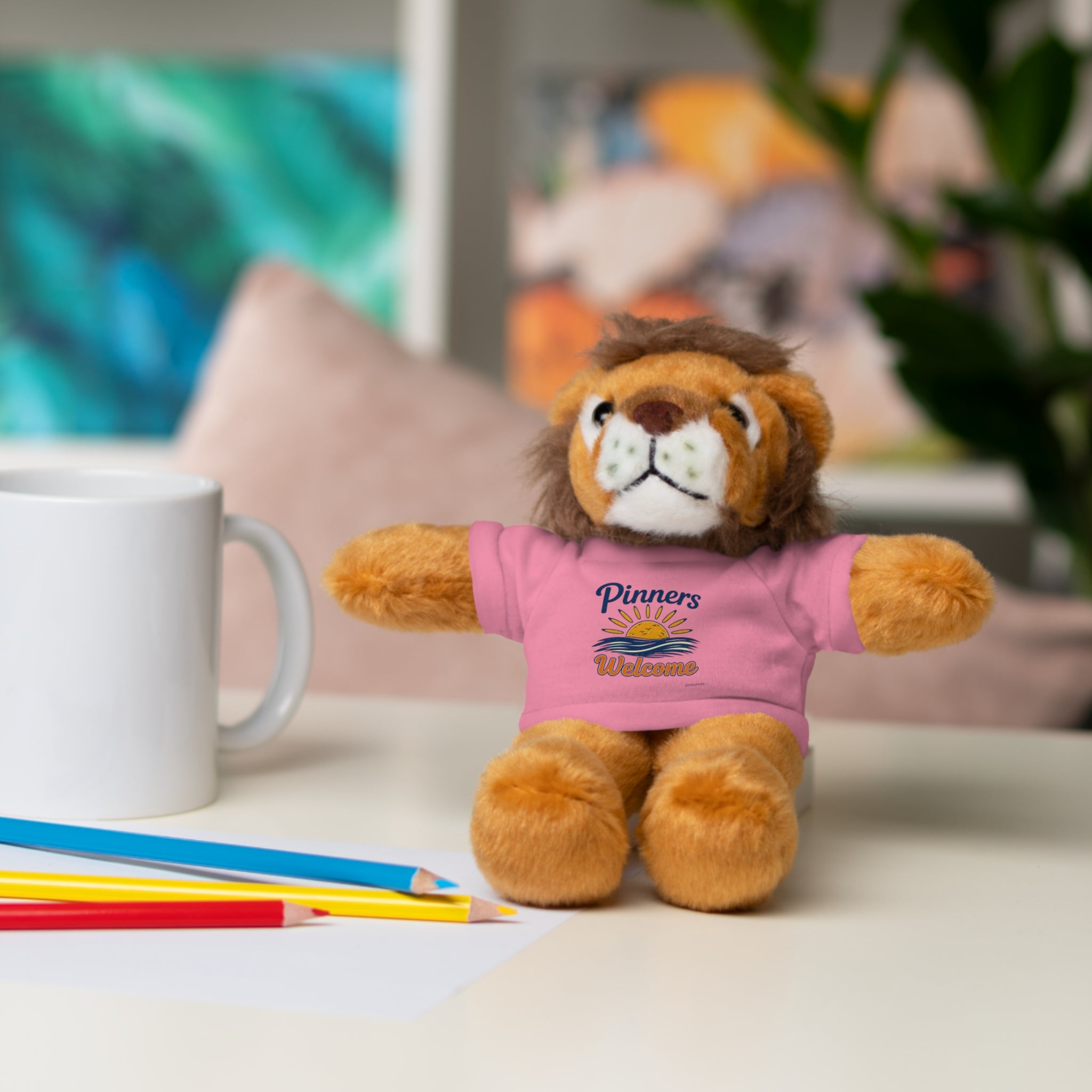 LUCKY - "PINNERS WELCOME" - Stuffed Animals with Tee