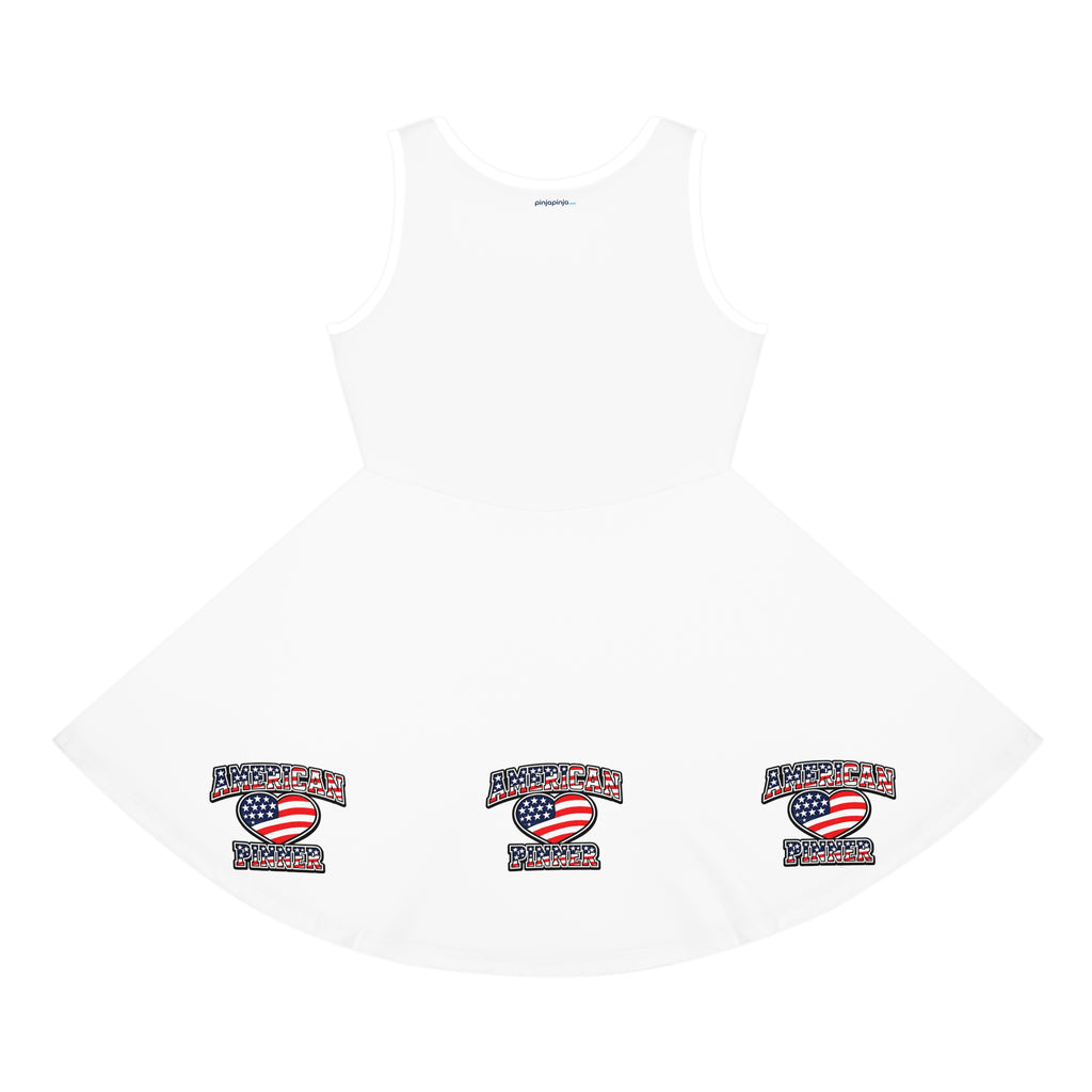 Girls' Sundress - "American Pinner" Design