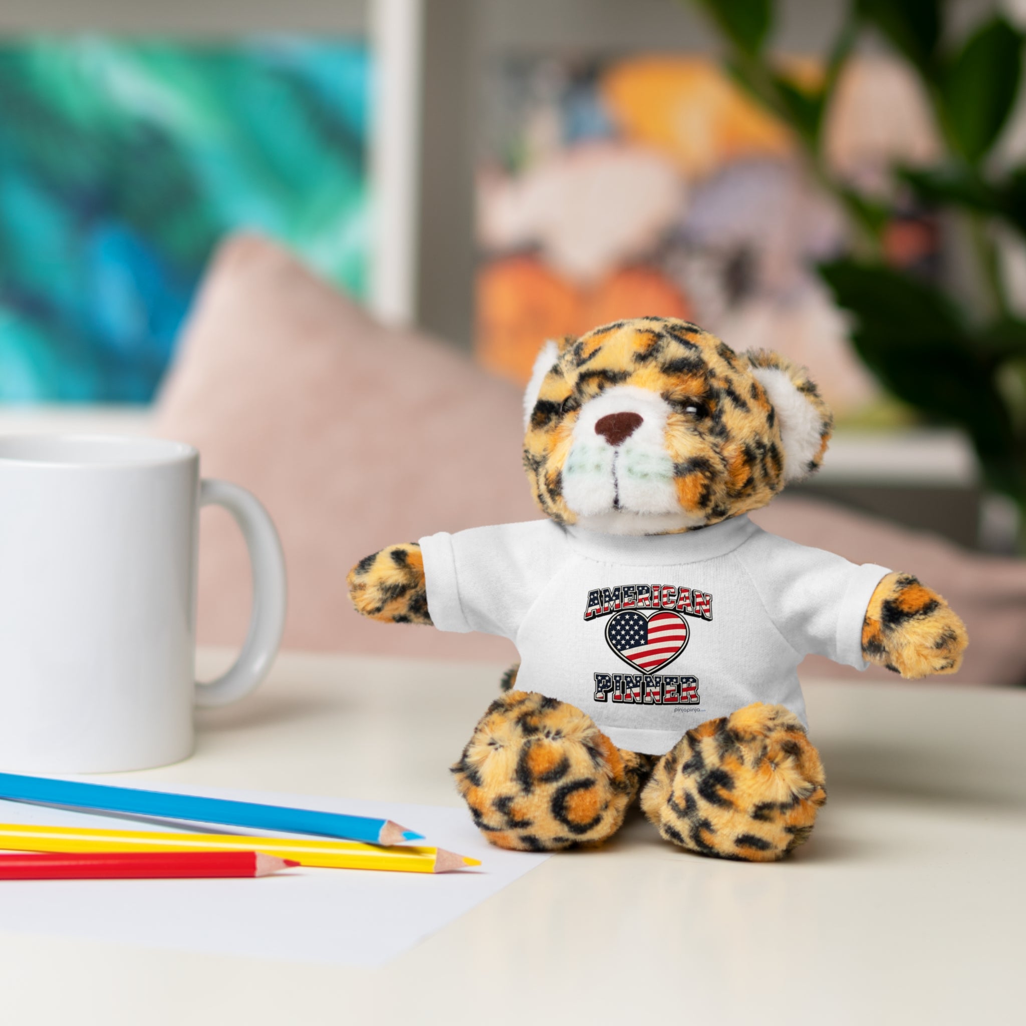 LUCKY - "AMERICAN PINNER" -  Teddy Bear with Tee