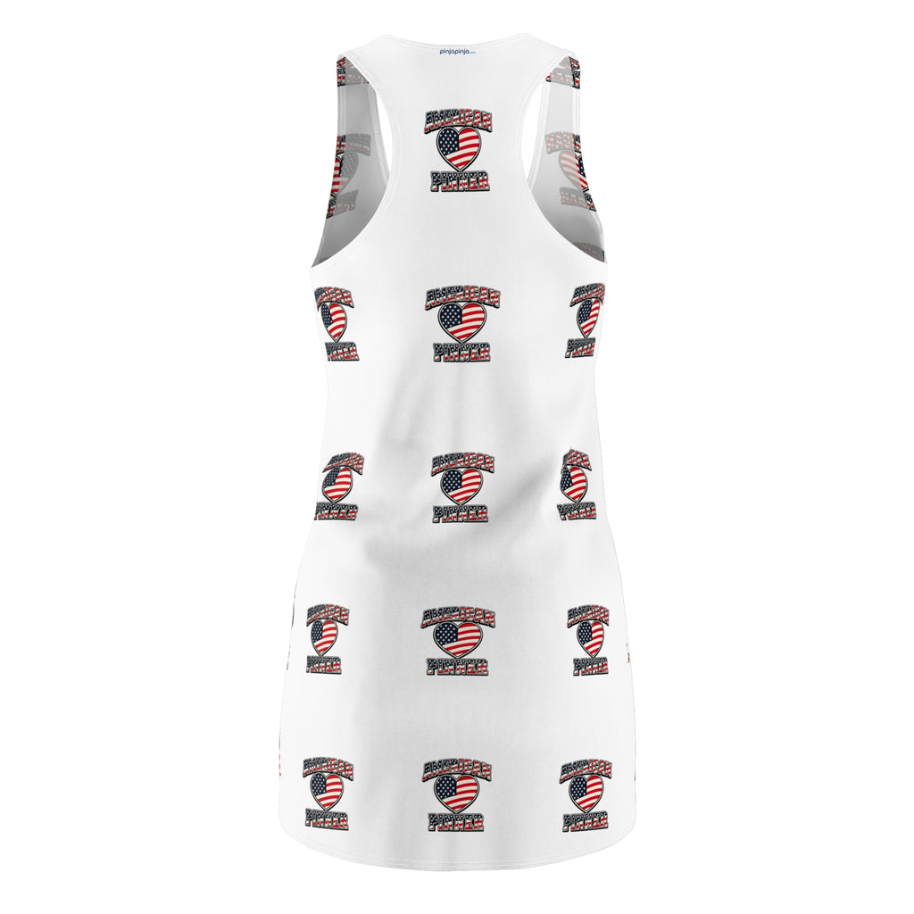 "AMERICAN PINNER" - Women's Racerback Dress