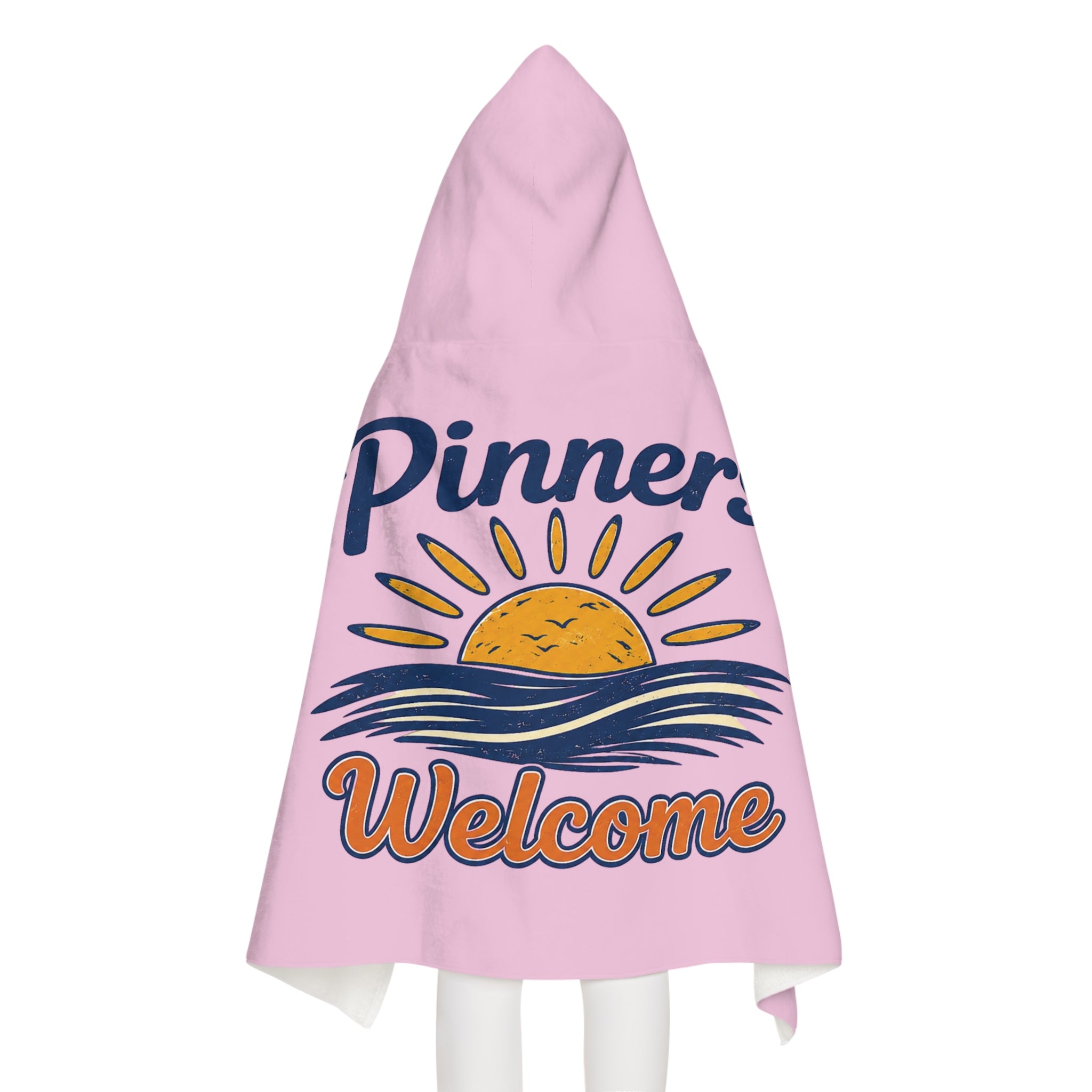 Youth Hooded Towel - BEACH! HOME! POOL!