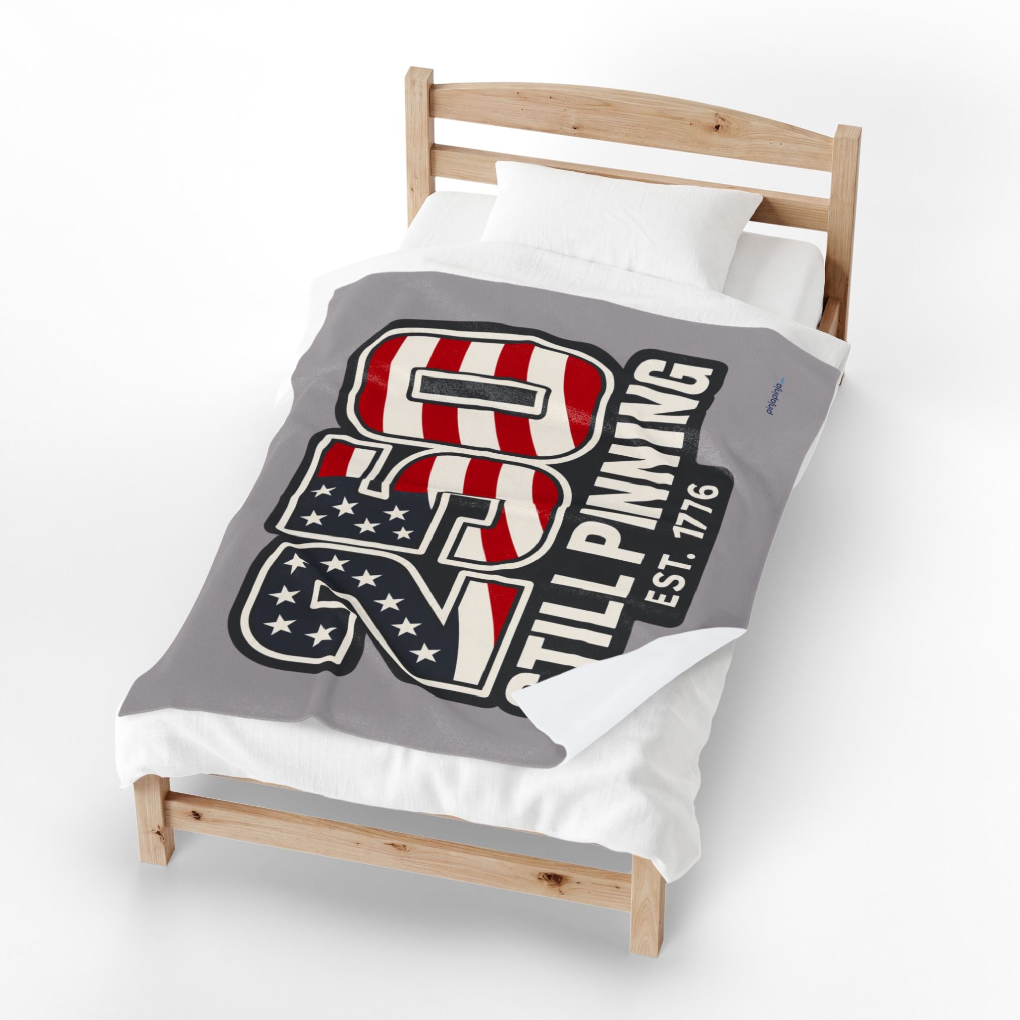 "250 Still Pinning" - Everywhere Softie Blanket — HOME! CAR! TOURNAMENT! BEACH!