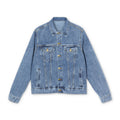 Denim Jacket — “250 Still Pinning” - Patriotic 4th of July Outerwear