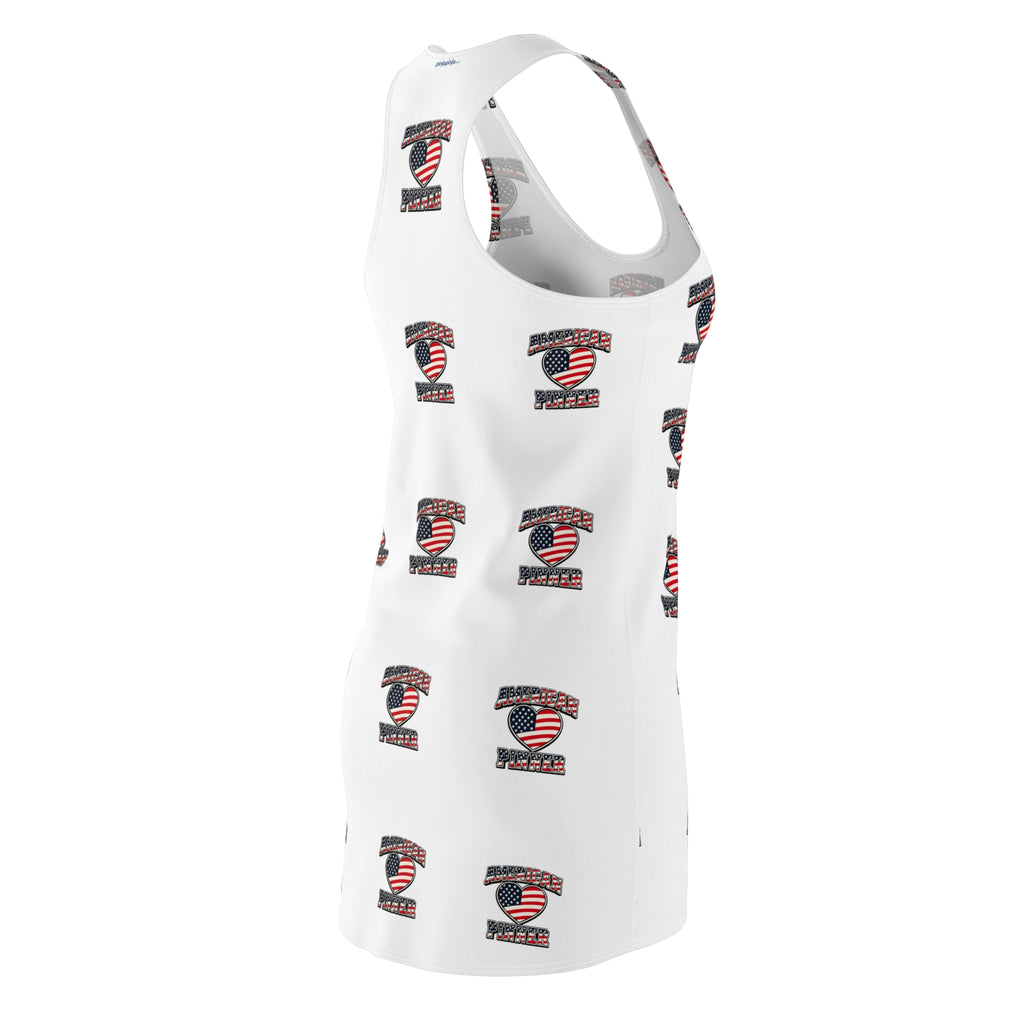 "AMERICAN PINNER" - Women's Racerback Dress
