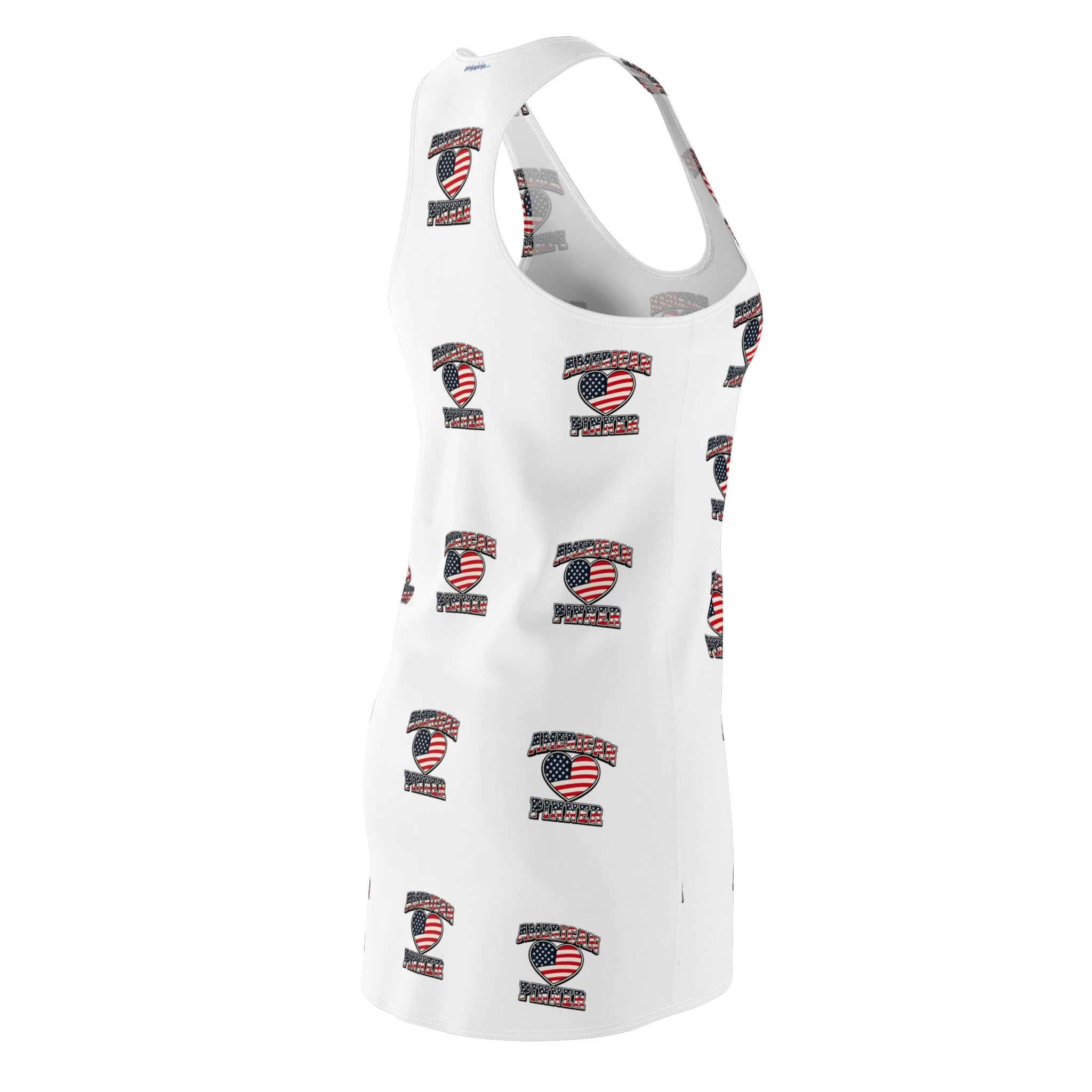 "AMERICAN PINNER" - Women's Racerback Dress