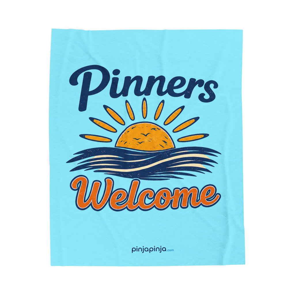 "Pinners Welcome" BEACH BLANKET