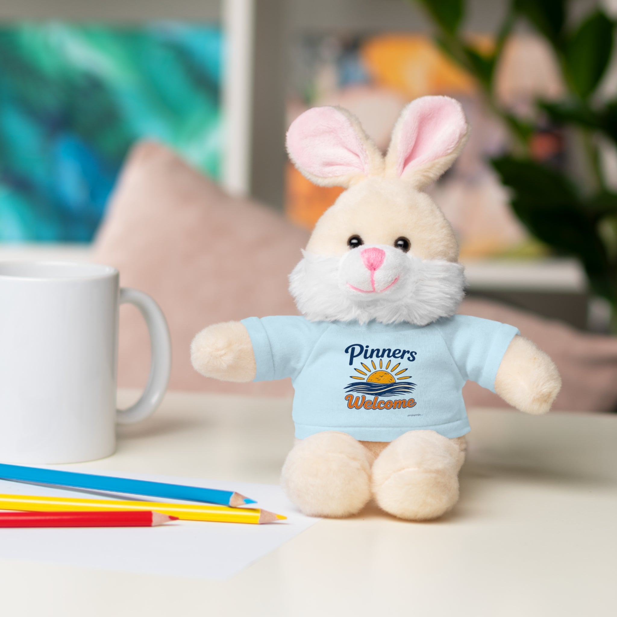 LUCKY - "PINNERS WELCOME" - Stuffed Animals with Tee