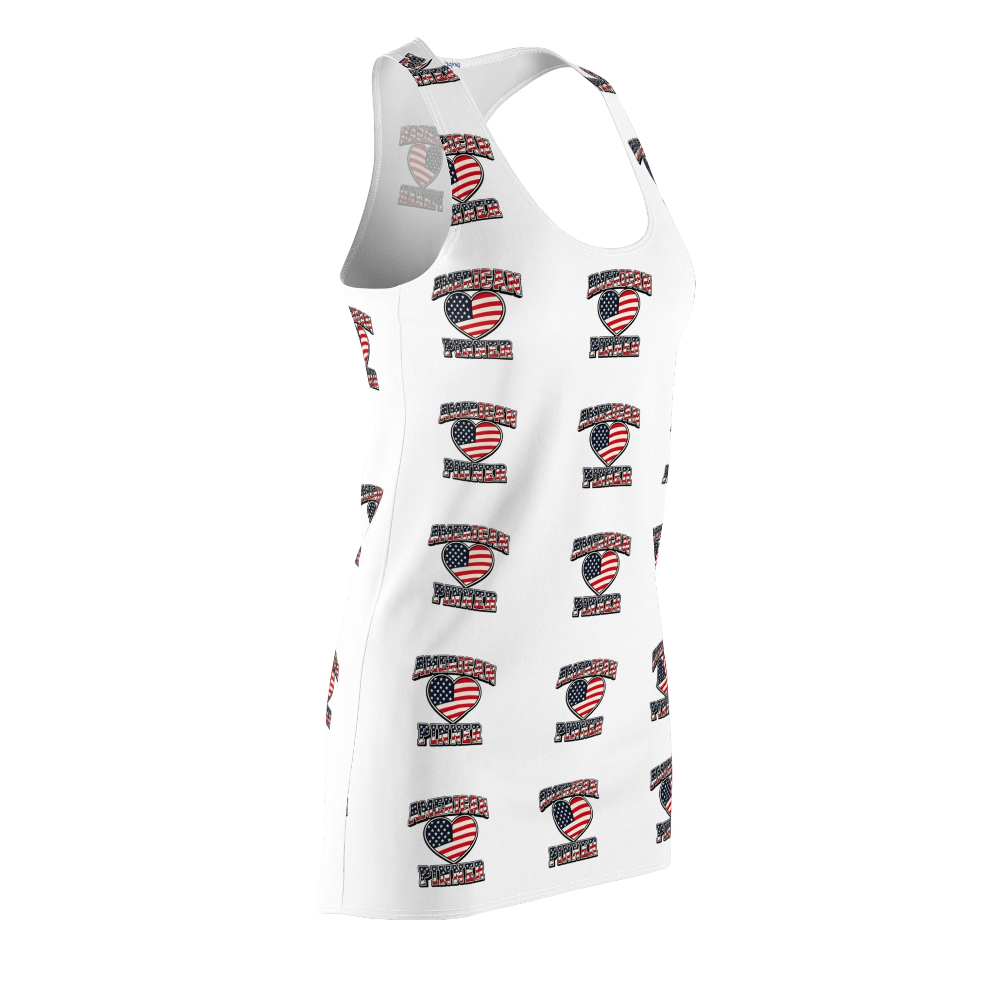 "AMERICAN PINNER" - Women's Racerback Dress