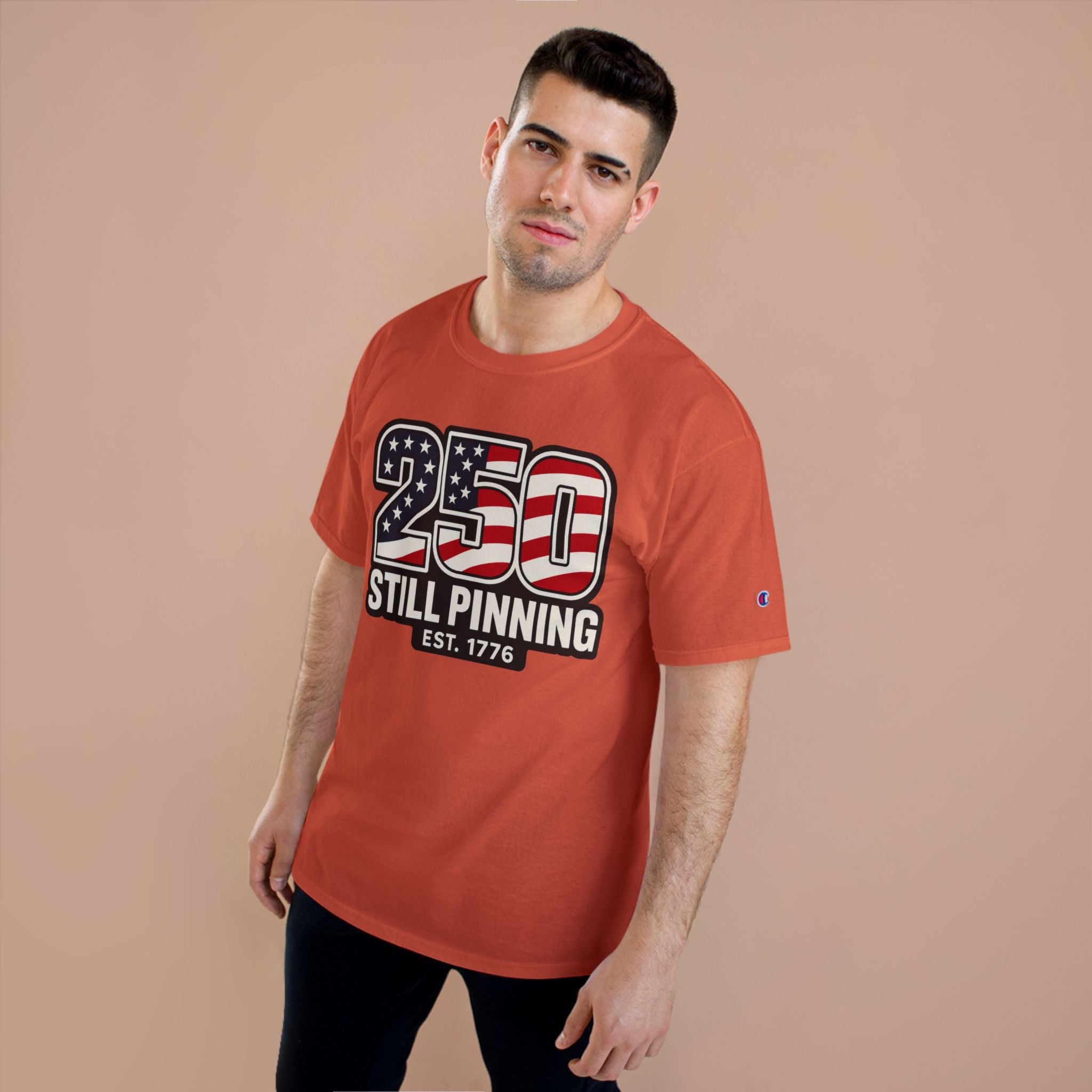 Patriotic "250 Still Pinning Est. 1776" - TEE