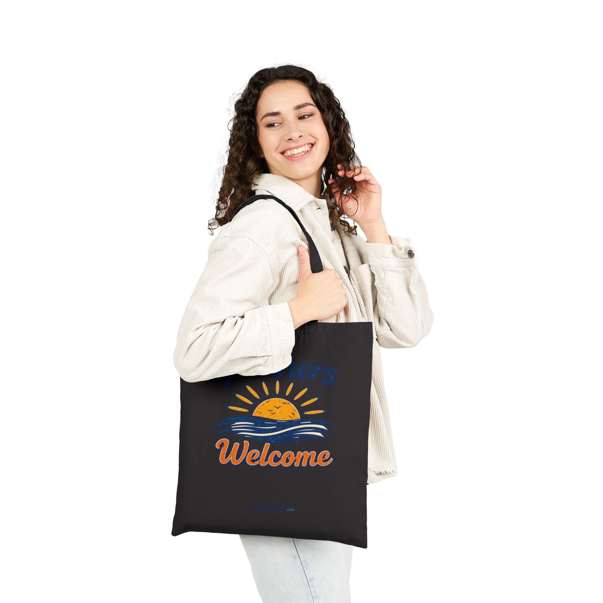 "Pinners Welcome" / "Wrestle OCNJ"  Beach Practice Tournament Tote