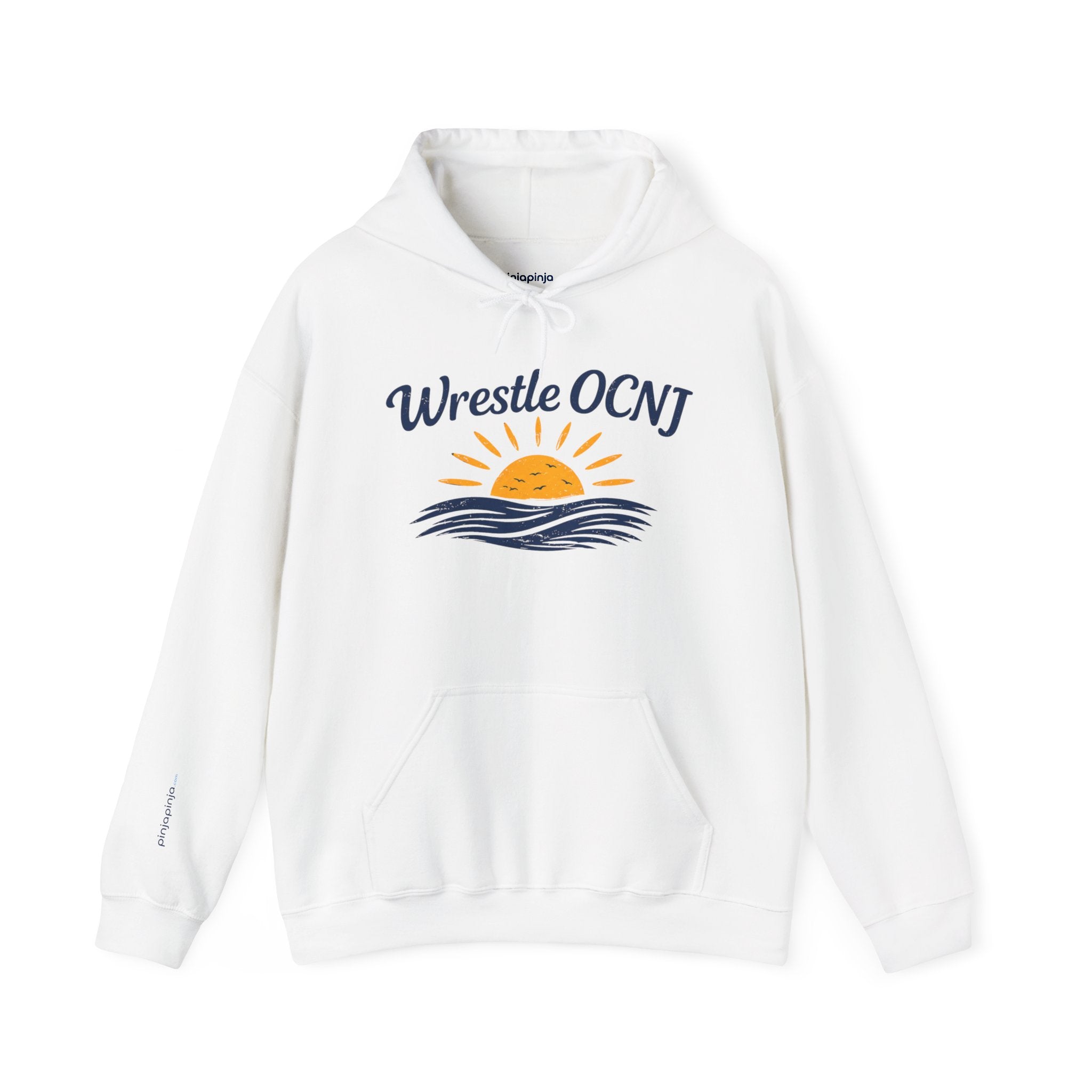 "Wrestle OCNJ" -  Heavy Blend™ Hooded Sweatshirt