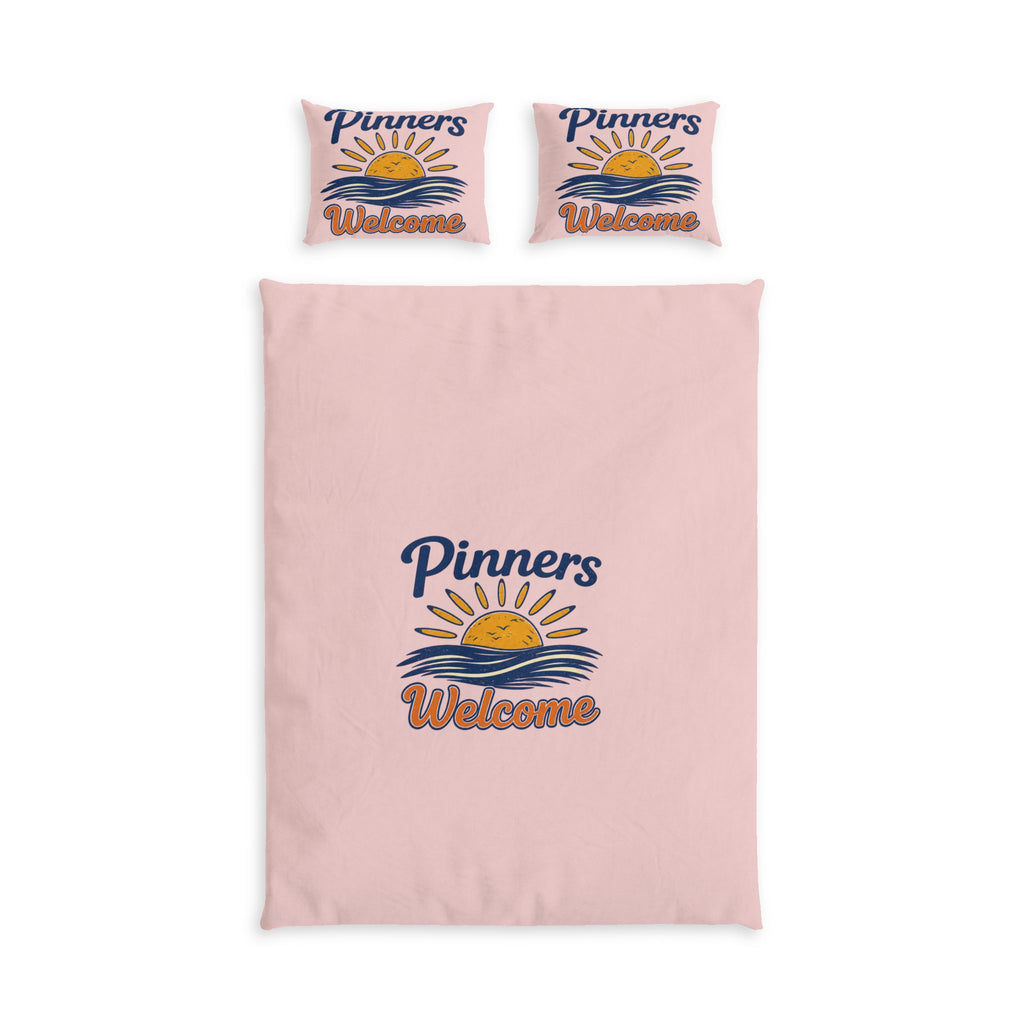 "Pinners Welcome" Cotton Duvet Cover Set — Ahhh, the Dreams of Pinners