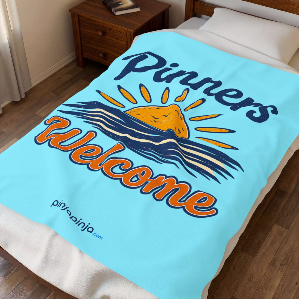 "Pinners Welcome" BEACH BLANKET