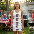 "AMERICAN PINNER" - Women's Racerback Dress