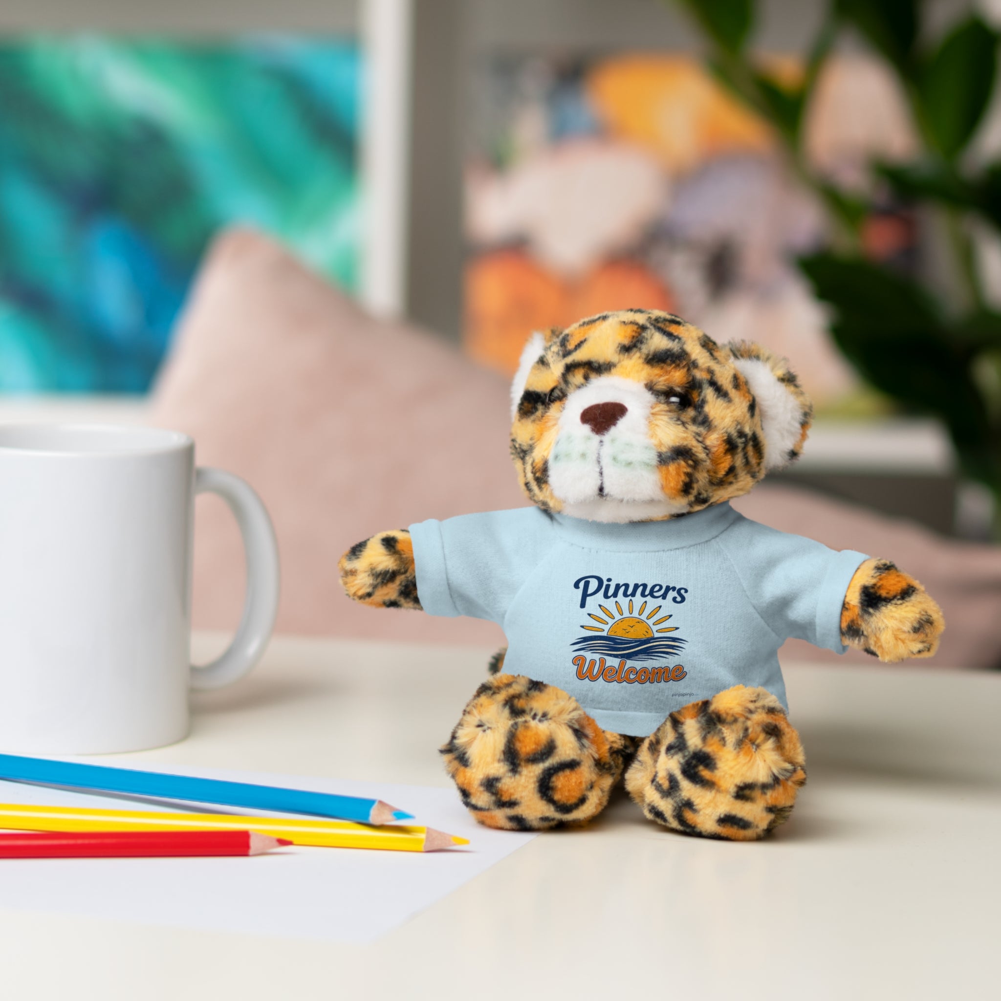 LUCKY - "PINNERS WELCOME" - Stuffed Animals with Tee