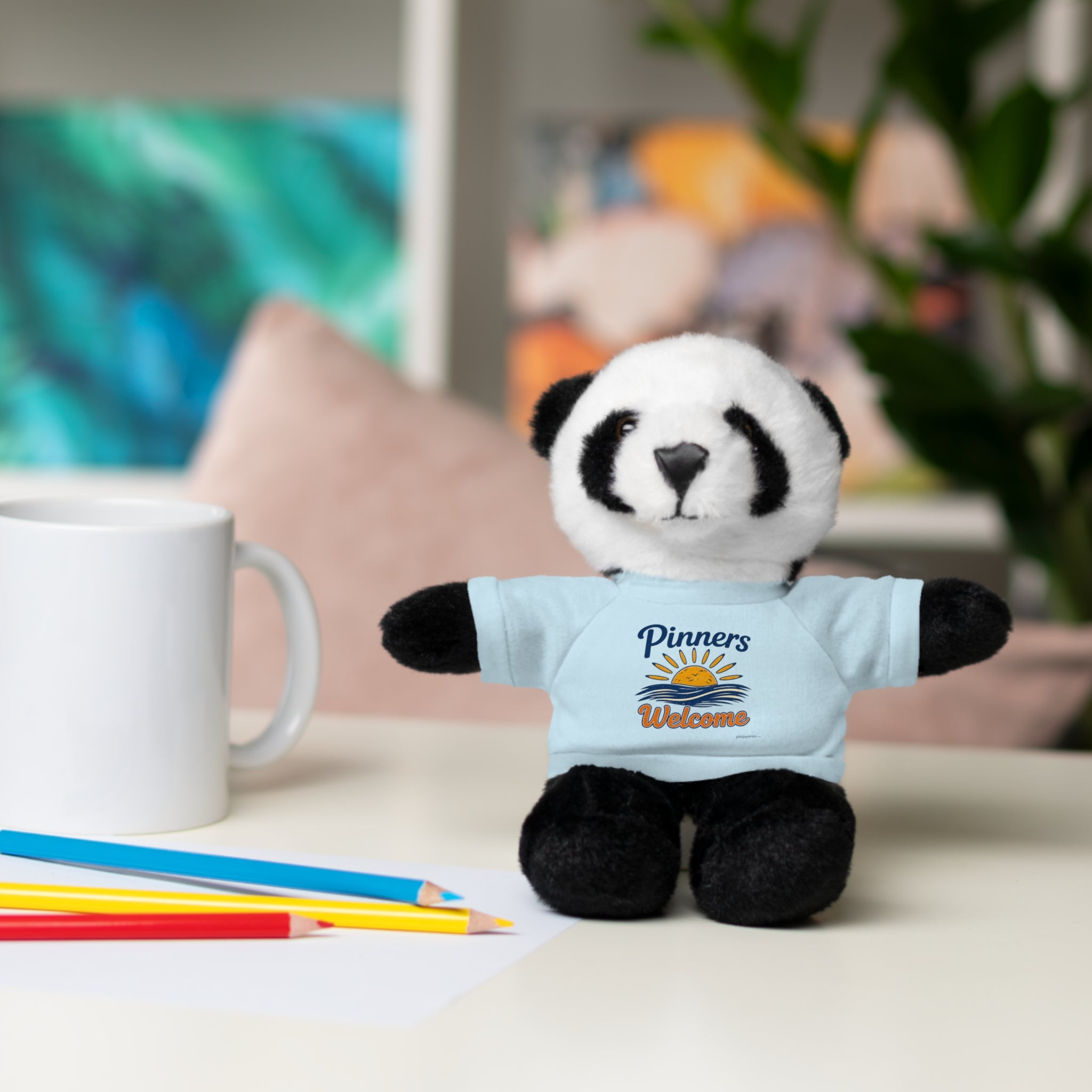 LUCKY - "PINNERS WELCOME" - Stuffed Animals with Tee