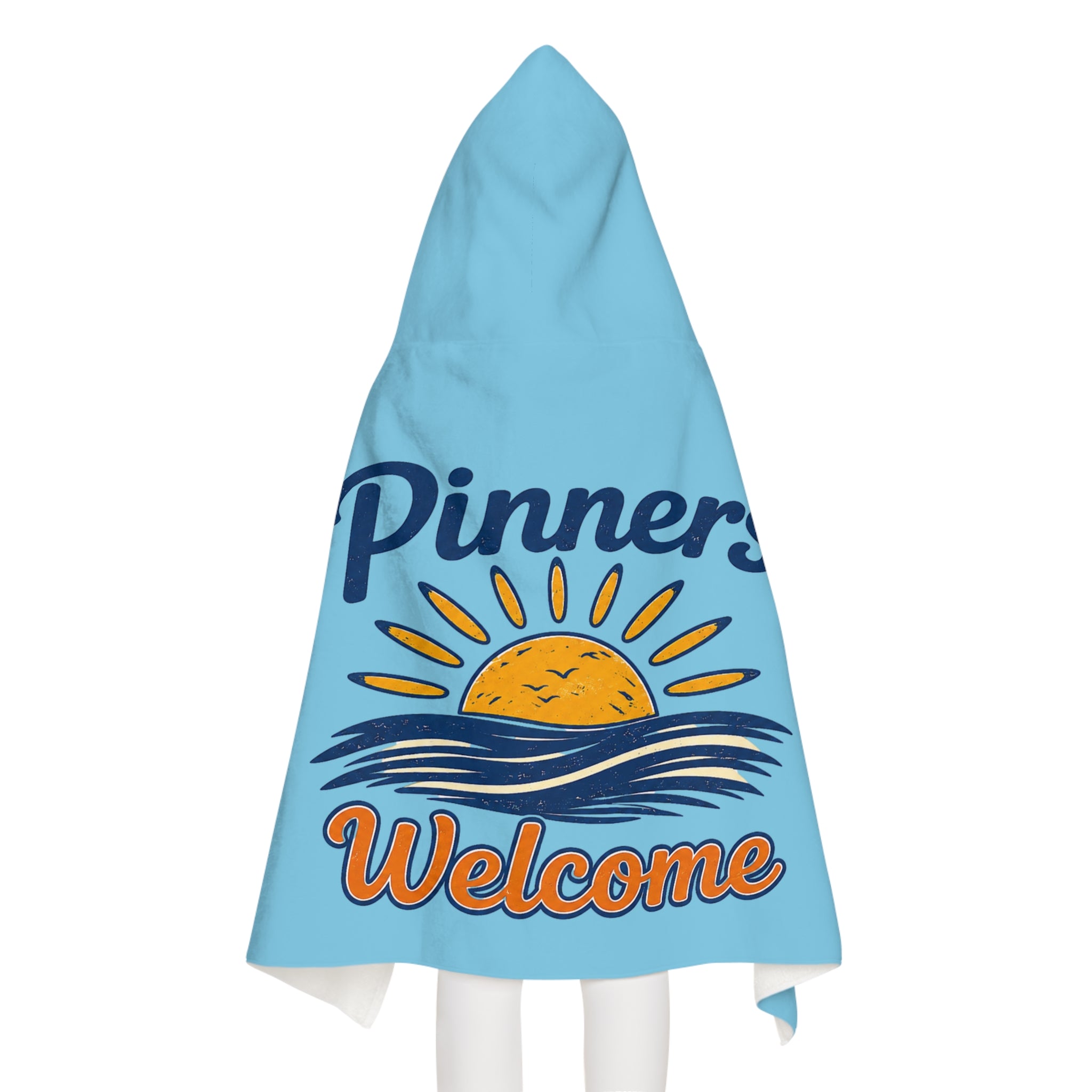 Youth Hooded Towel - BEACH! HOME! POOL!