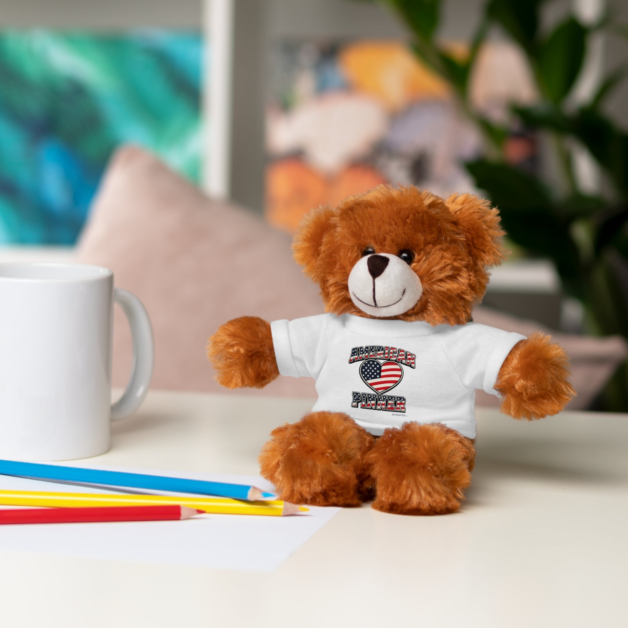 LUCKY - "AMERICAN PINNER" -  Teddy Bear with Tee