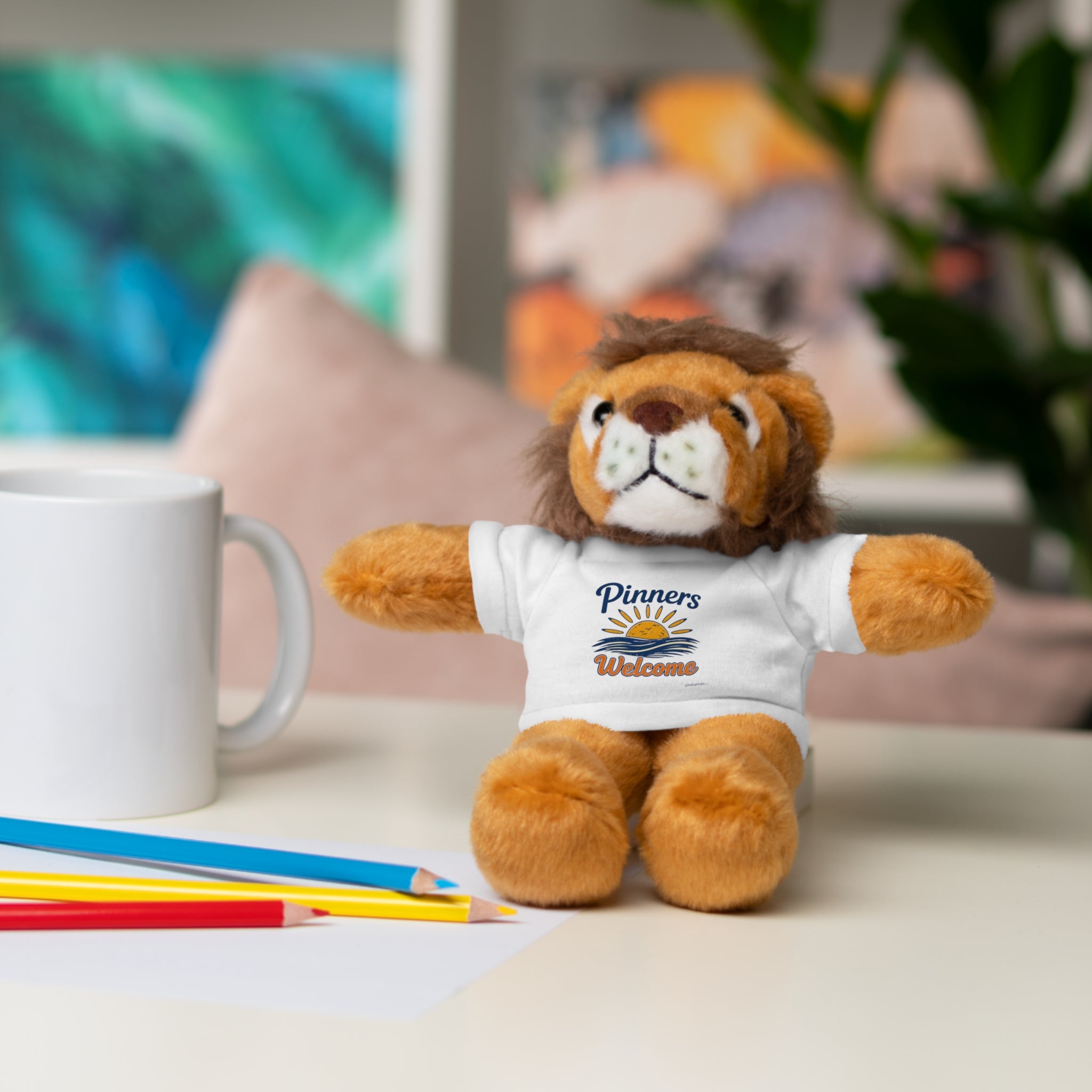 LUCKY - "PINNERS WELCOME" - Stuffed Animals with Tee