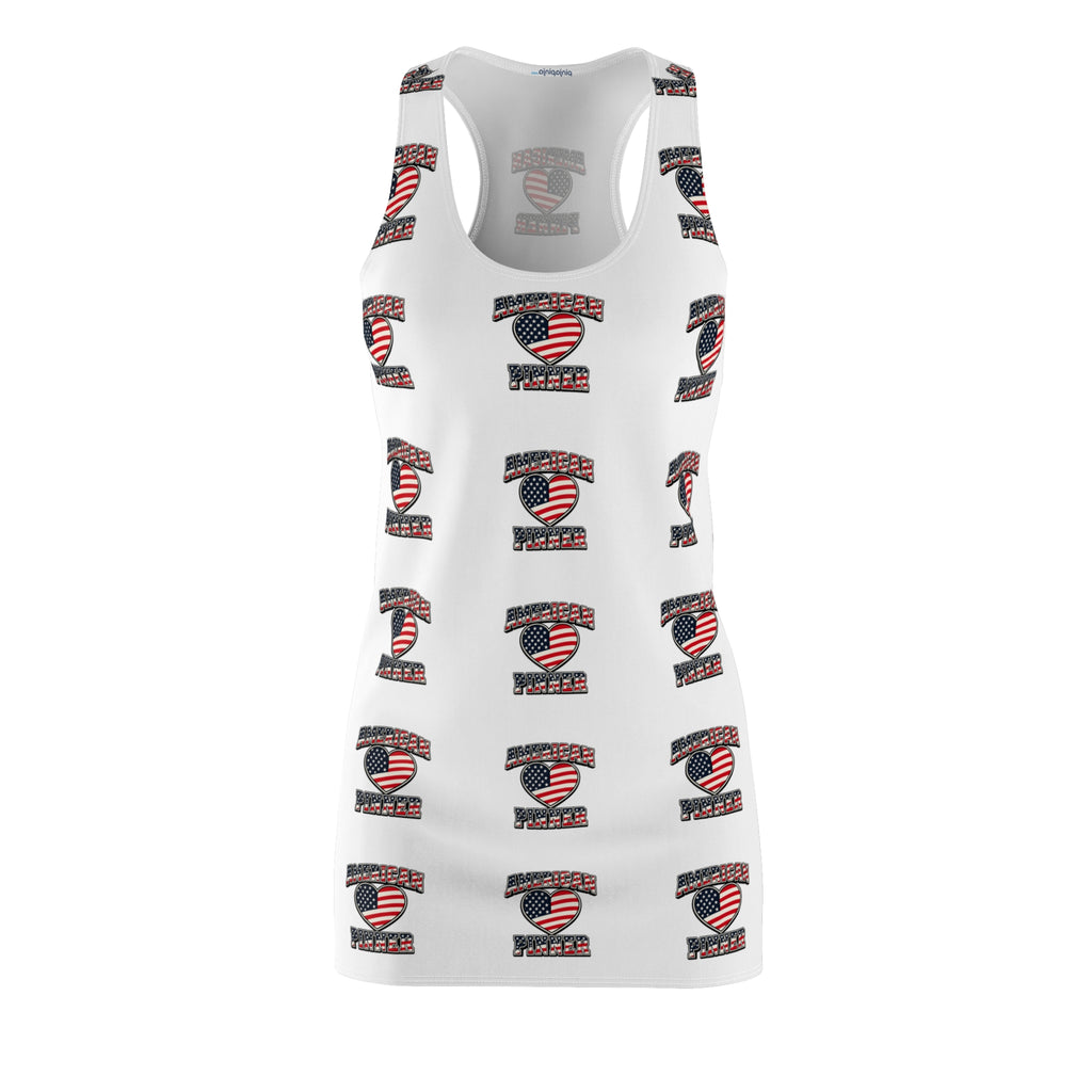 "AMERICAN PINNER" - Women's Racerback Dress