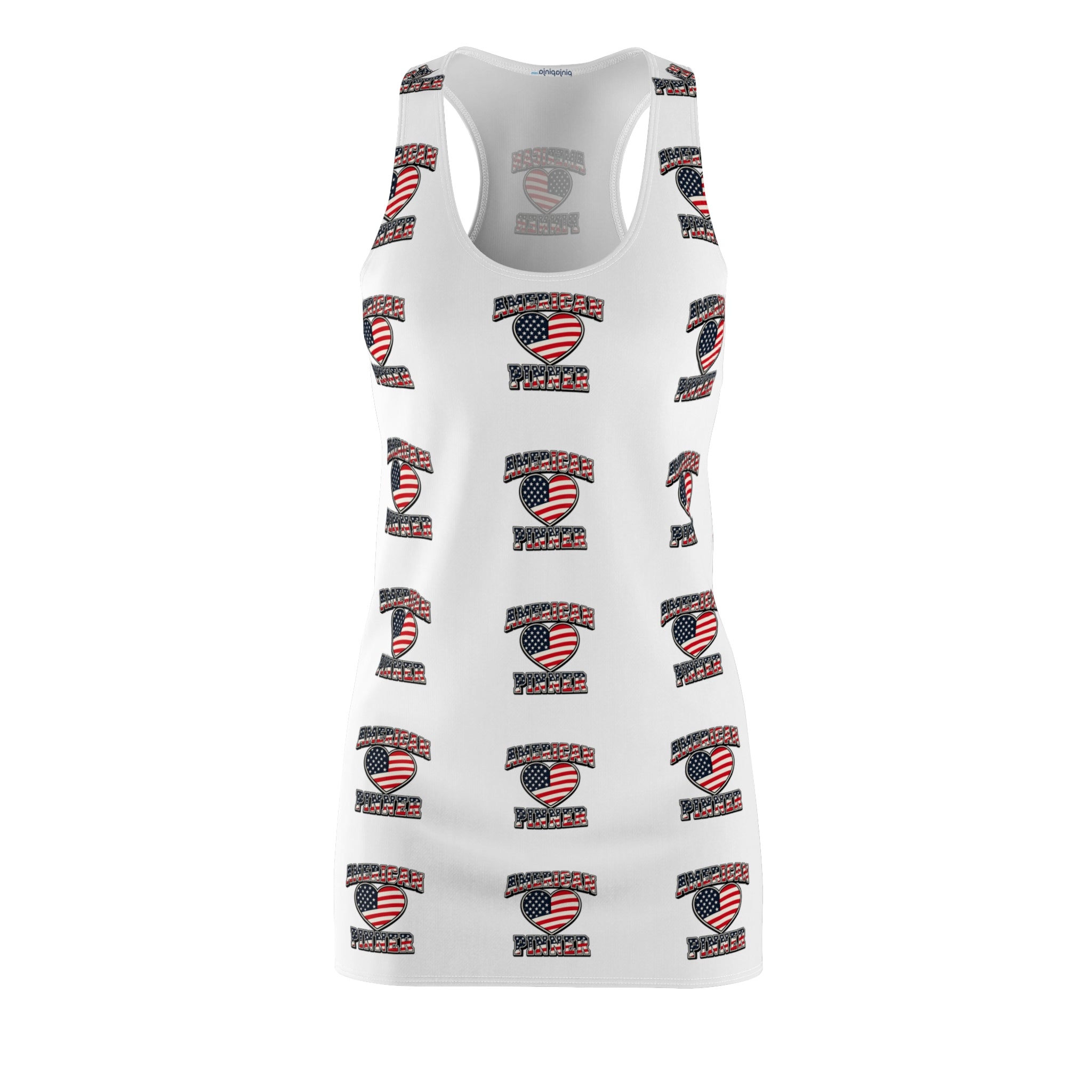 "AMERICAN PINNER" - Women's Racerback Dress