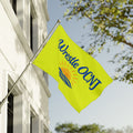 "Wrestle OCNJ" Double Sided Flag - YELLOW