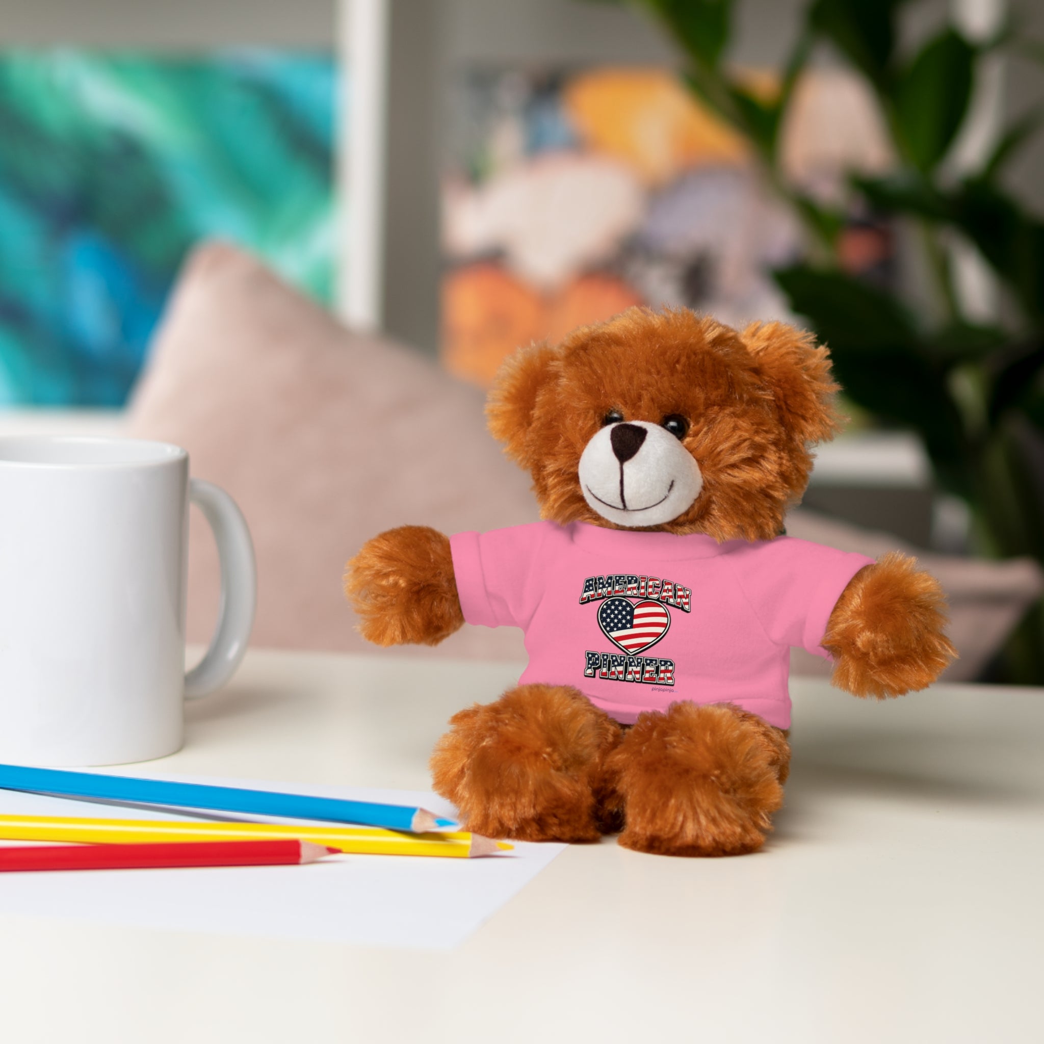 LUCKY - "AMERICAN PINNER" -  Teddy Bear with Tee