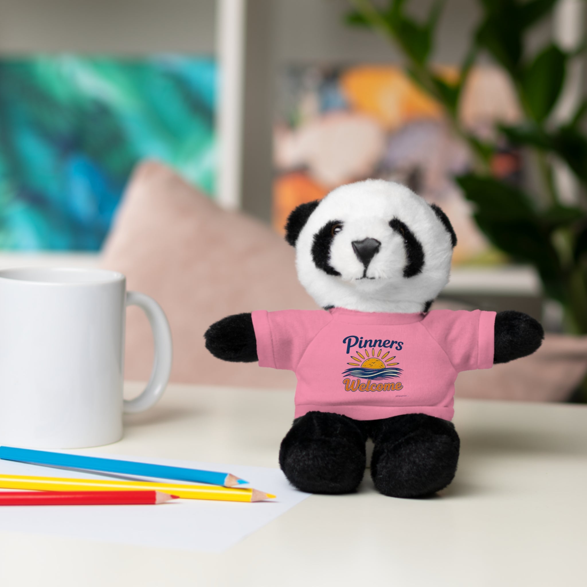 LUCKY - "PINNERS WELCOME" - Stuffed Animals with Tee