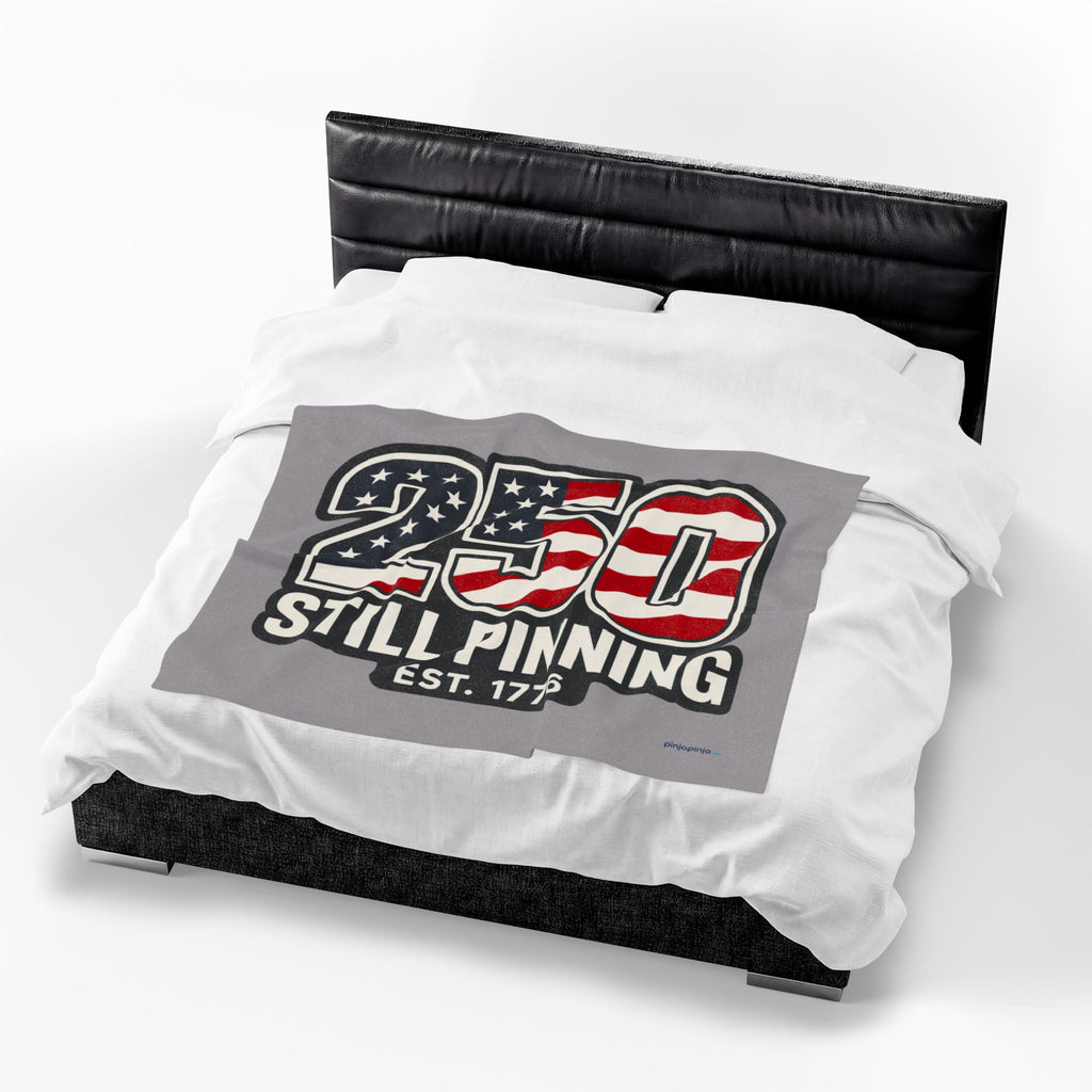 "250 Still Pinning" - Everywhere Softie Blanket — HOME! CAR! TOURNAMENT! BEACH!