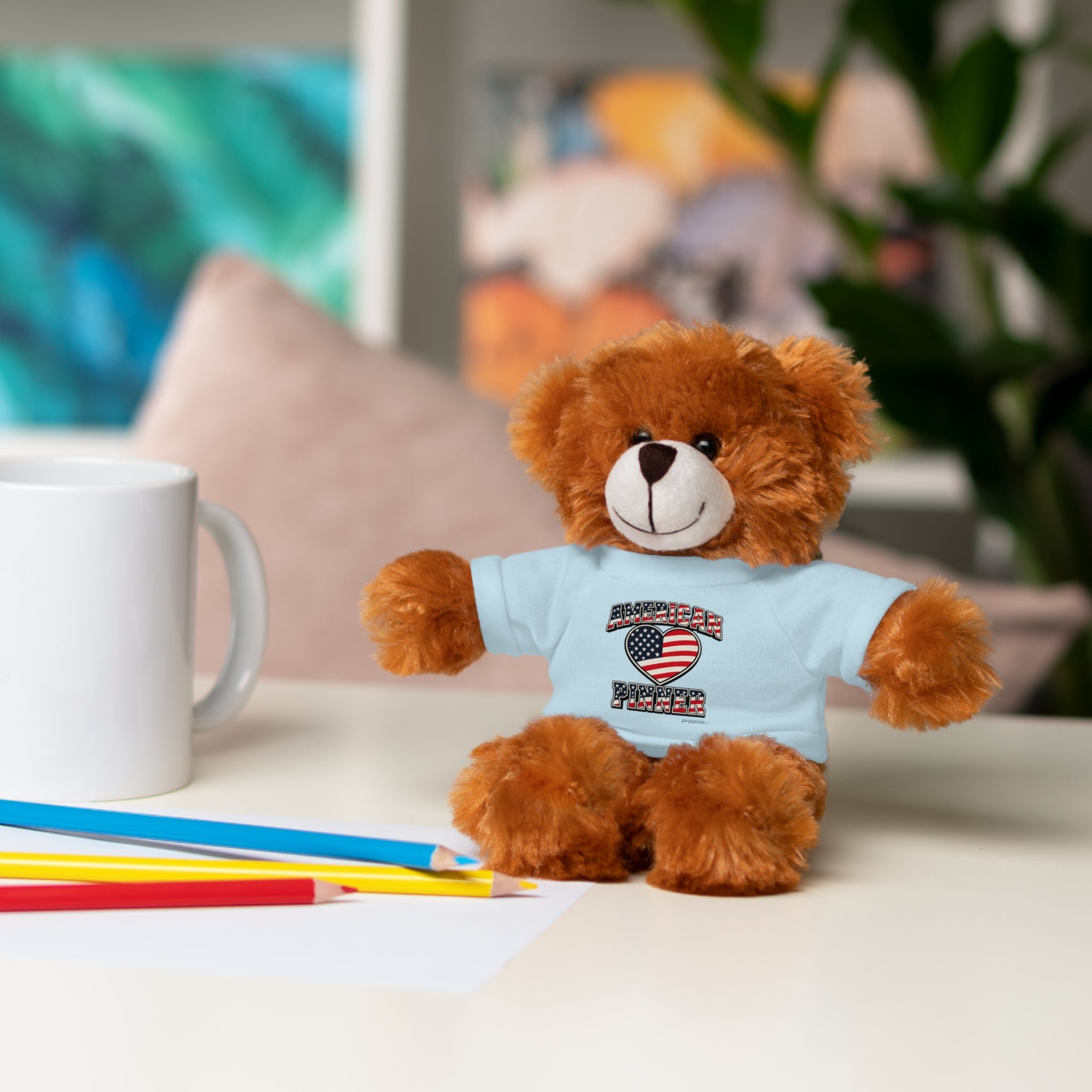 LUCKY - "AMERICAN PINNER" -  Teddy Bear with Tee