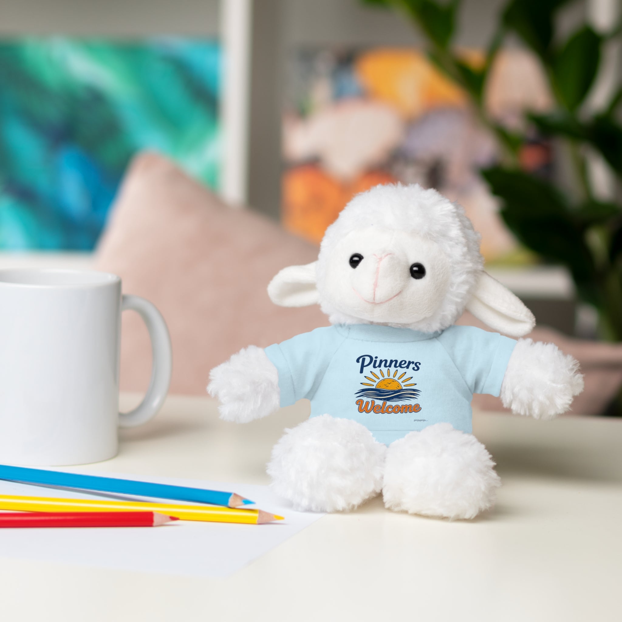 LUCKY - "PINNERS WELCOME" - Stuffed Animals with Tee