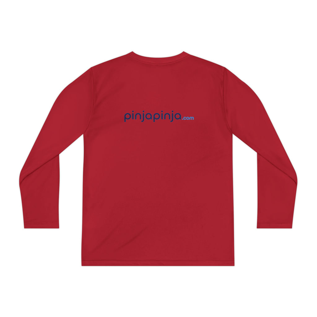 Youth Long Sleeve Tee — "American Pinner" Patriotic Competitor Shirt