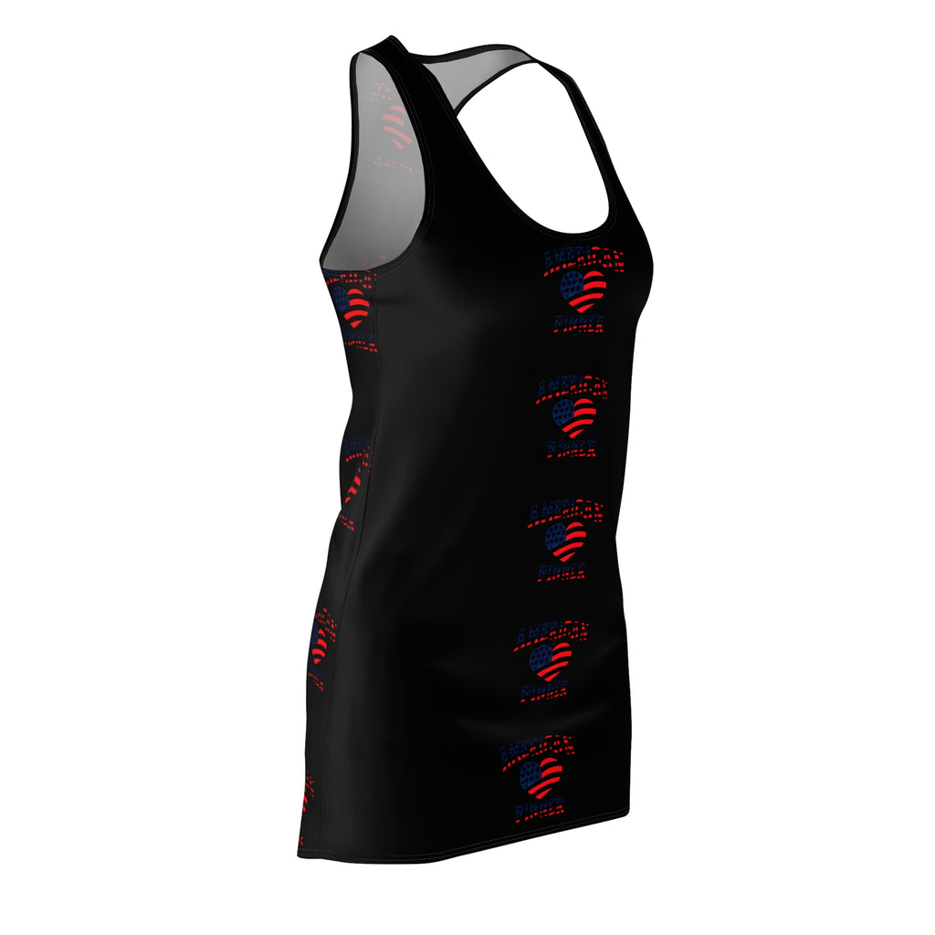 "AMERICAN PINNER" - Black Racerback Dress