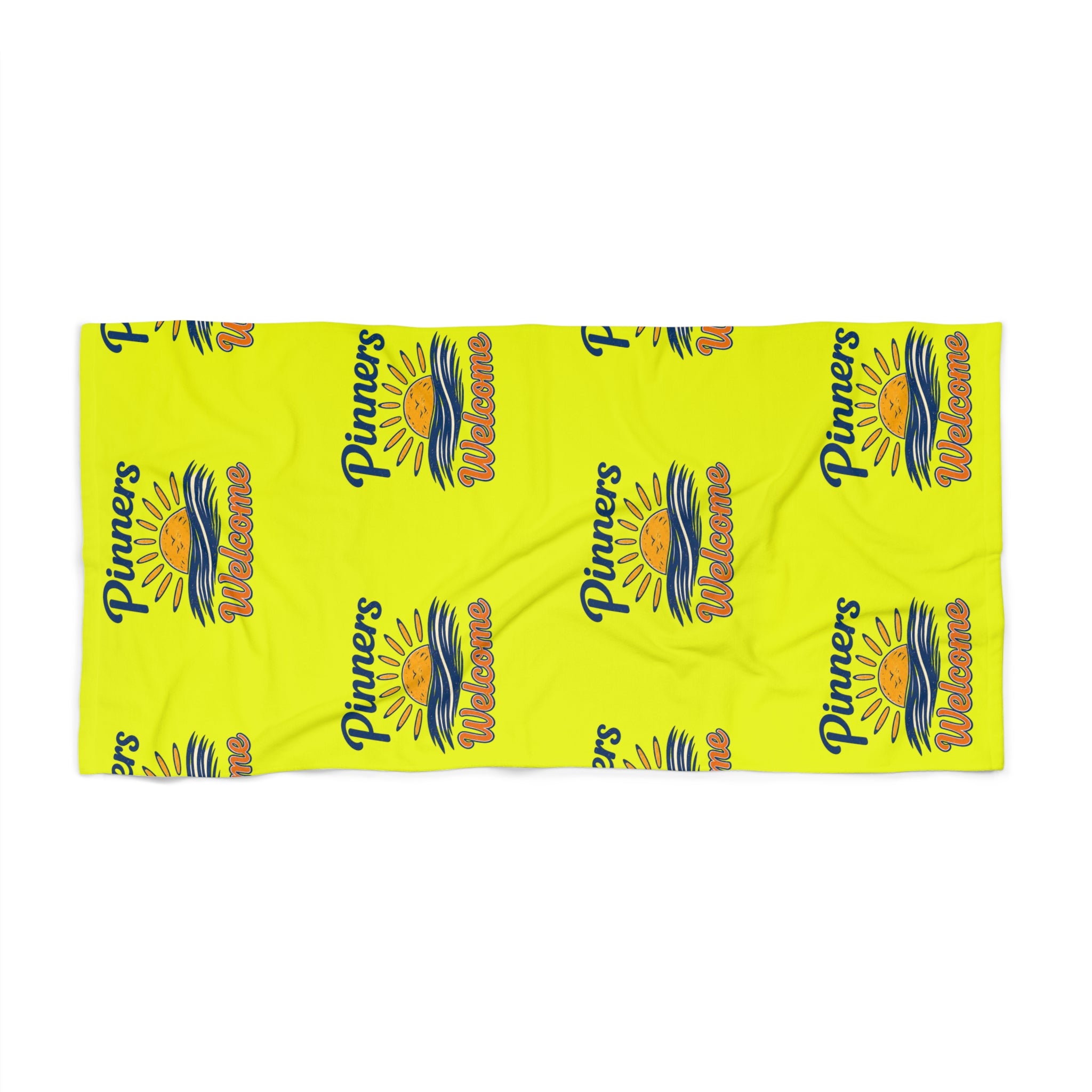 "Pinners Welcome" - Beach Towel