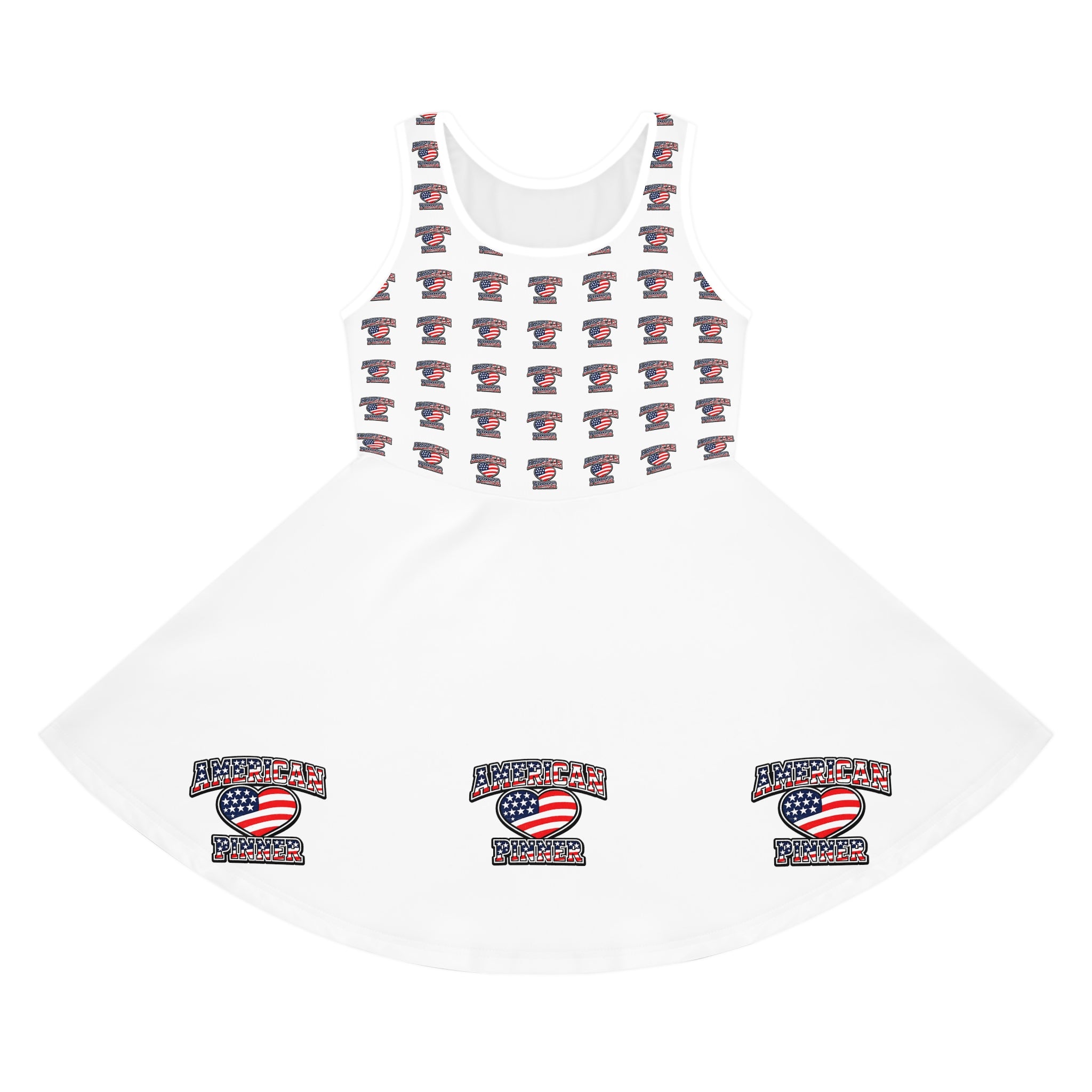 Girls' Sundress - "American Pinner" Design