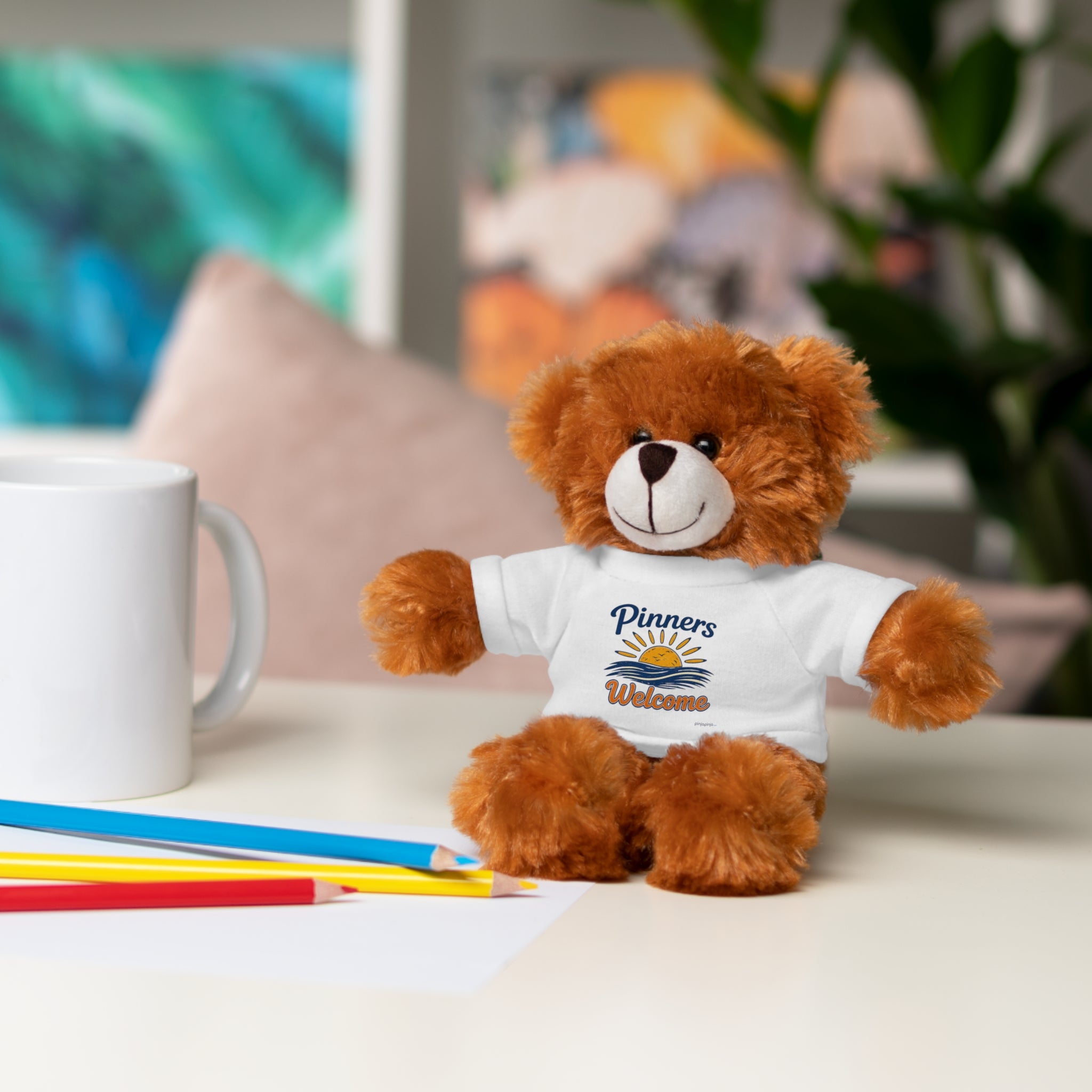 LUCKY - "PINNERS WELCOME" - Stuffed Animals with Tee