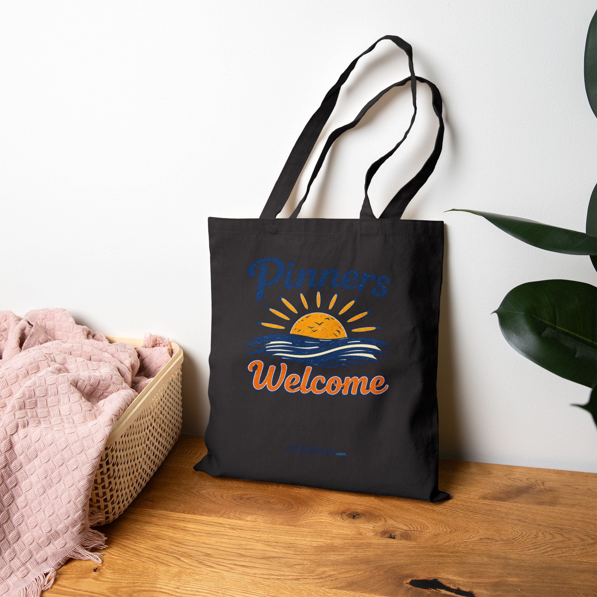"Pinners Welcome" / "Wrestle OCNJ"  Beach Practice Tournament Tote